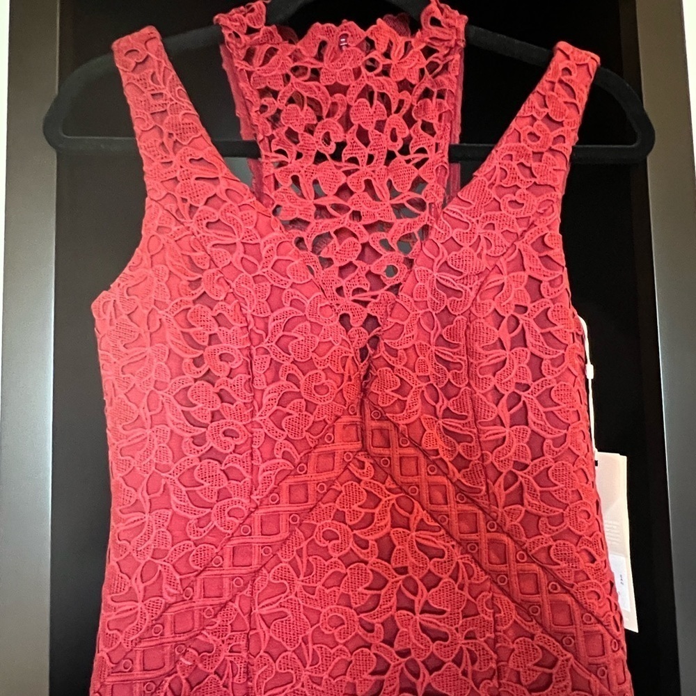 NWT classy burgundy dress - Picture 2 of 4